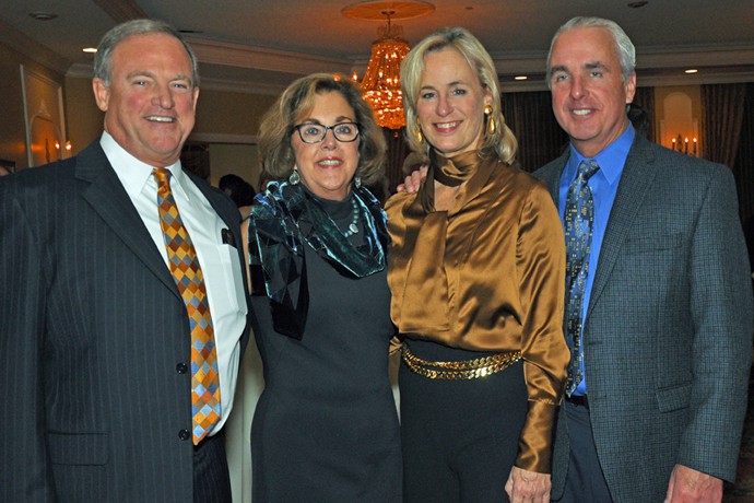 Jeff and Mary Ann Bond, Liz and Paul Finley, by Susan Scovill