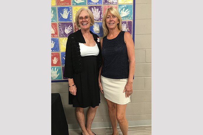 Co-Chairs of The New Member's Luncheon, Merrie Turney and Joan Larney