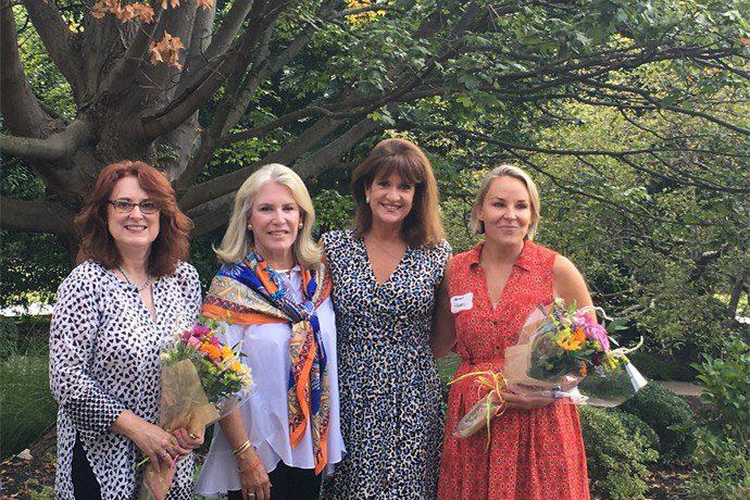 Leslie Cyr (new member), Robin Conciella (President of the Women's Auxiliary), Carolyn Slota (Vice President of the Women's Auxiliary) & Maureen Powers (new member)