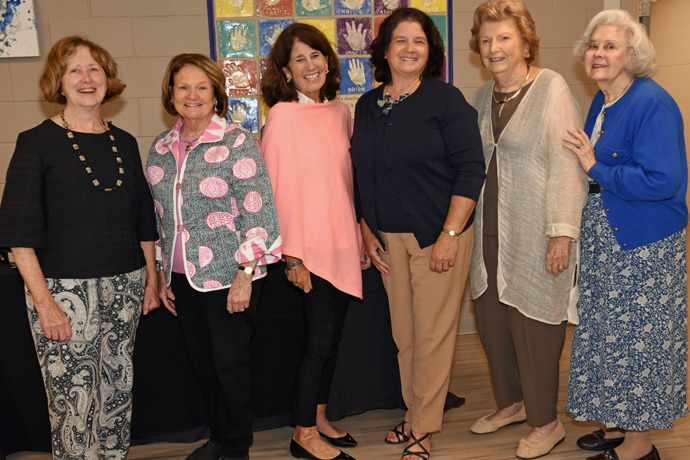 Pictured at the event were Helen Kane, Maggie Murphy, Chris Ostrander, Jeanne McParland, Helen Gleason and Marge McParland.