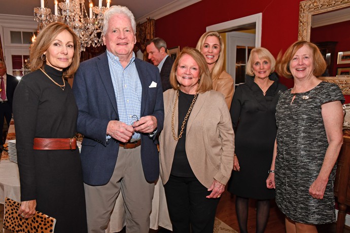 Betsy Kane, Dr. Brian Murphy and his wife Maggie, Julie Bolger, Marti Rodgers and Helen Kane
