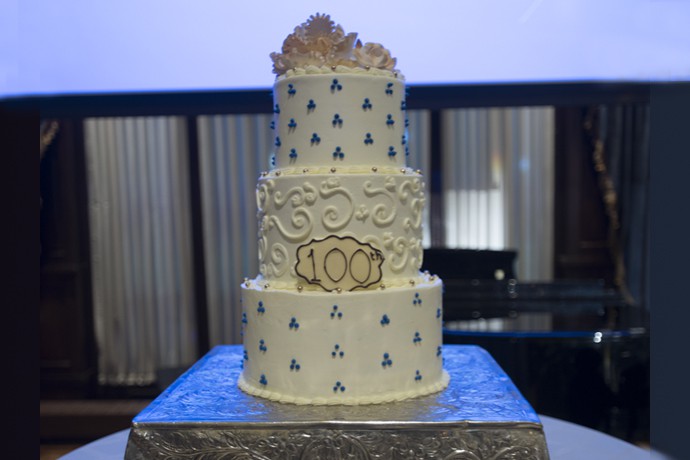 The 100th Year Anniversary Cake Before
