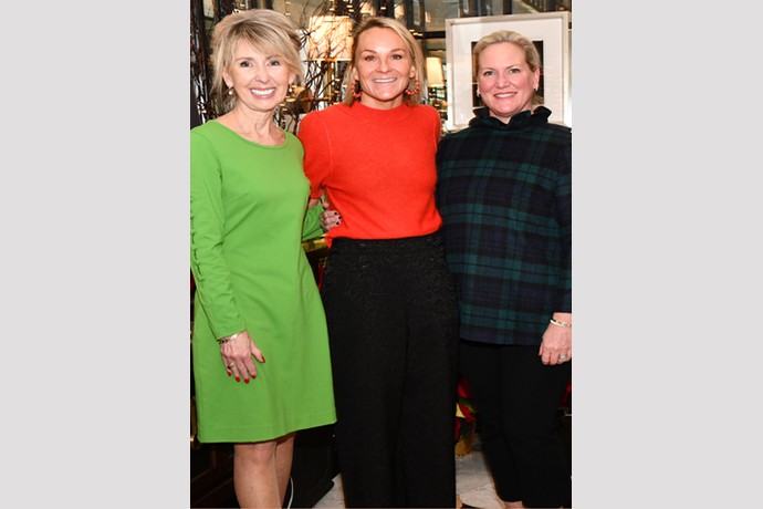 Denise Clofine with Maureen Powers and Stacia Halfpenny